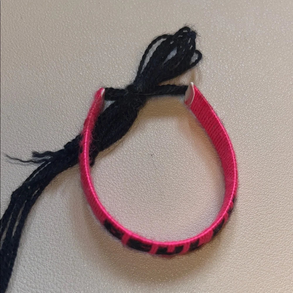 Pink Woven “Ashley” Bracelet